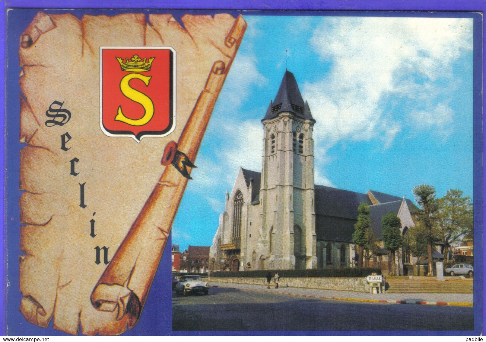 Carte Postale 59. Seclin  Ds Citroën Très Beau Plan - Seclin