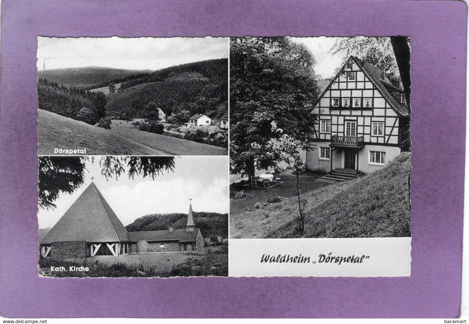 Bergneustadt PERNZE  Hotel Pension  WALDHEIM Dörspetal  Kath. Kirche - Bergneustadt