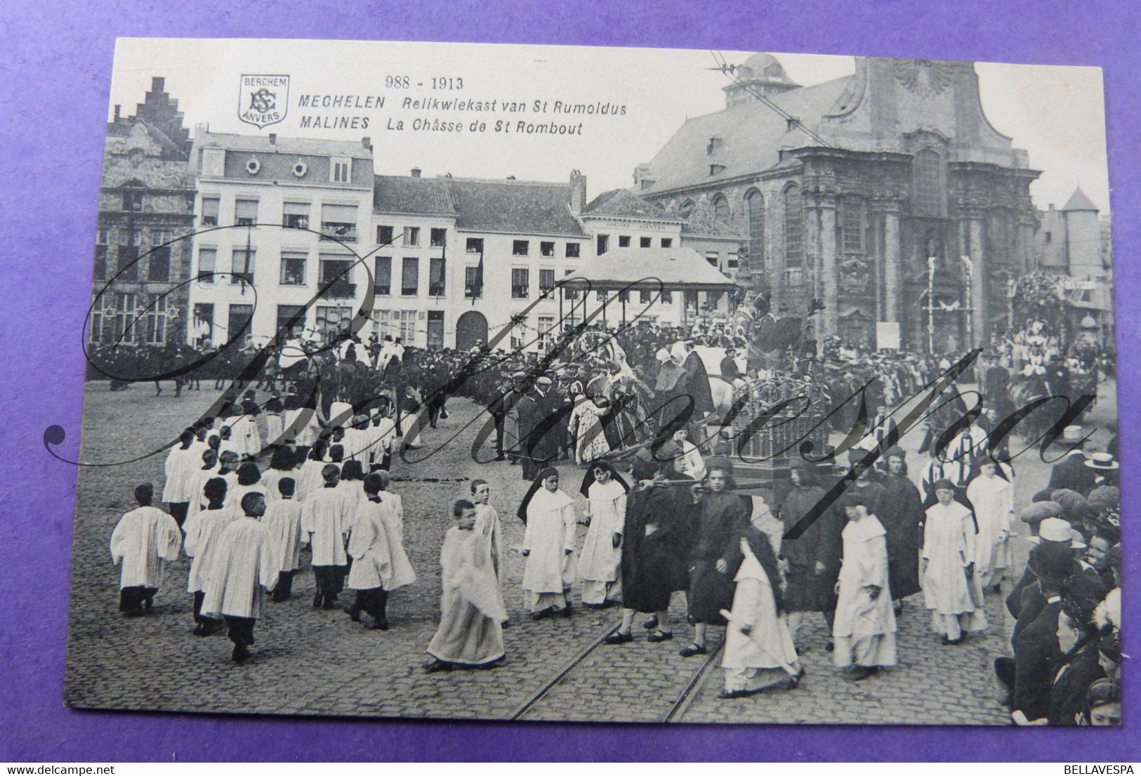 Mechelen 1913 Regionale Folklore stoet lot x 18 cpa  uitg. E.S. Berchem