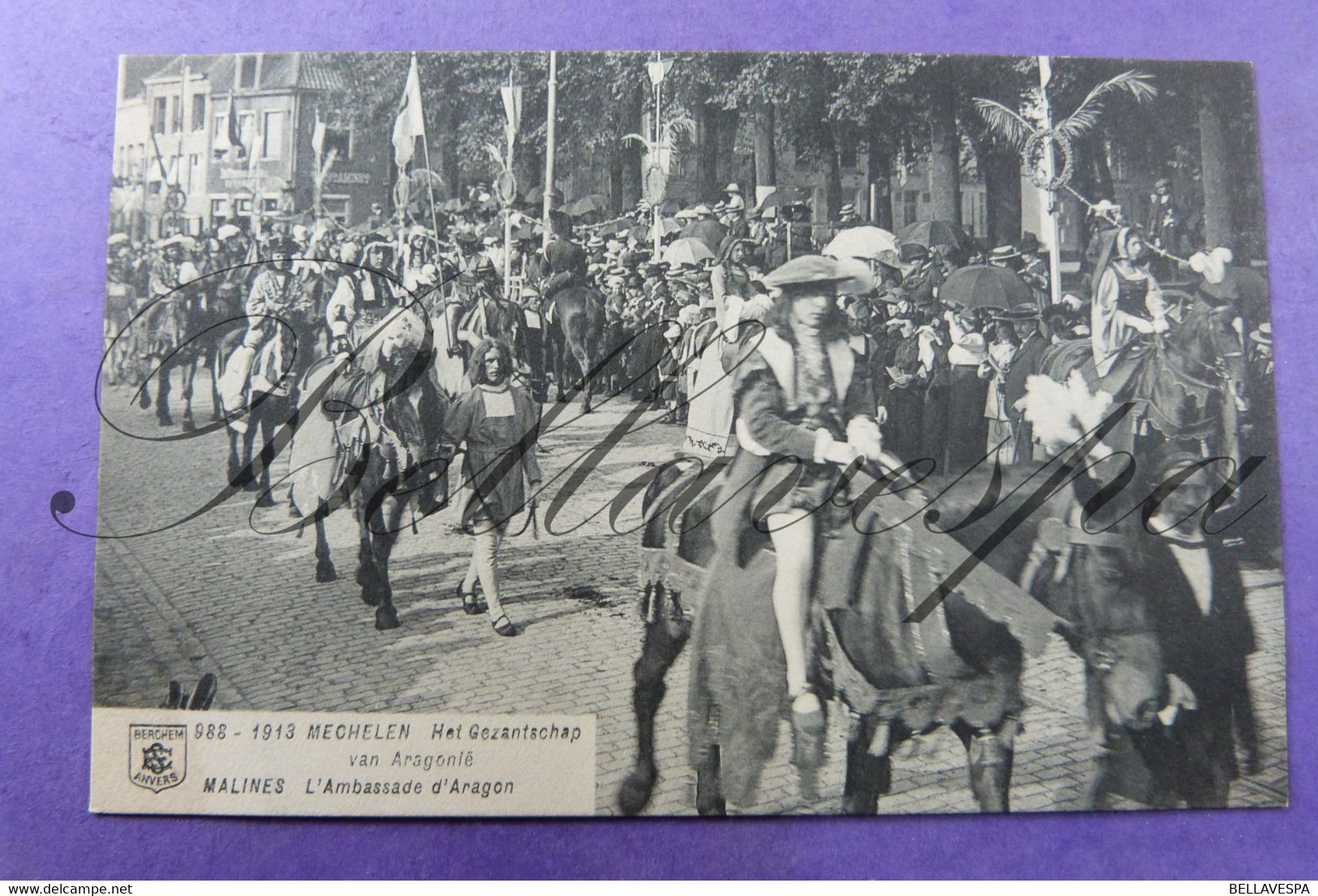 Mechelen 1913 Regionale Folklore stoet lot x 18 cpa  uitg. E.S. Berchem