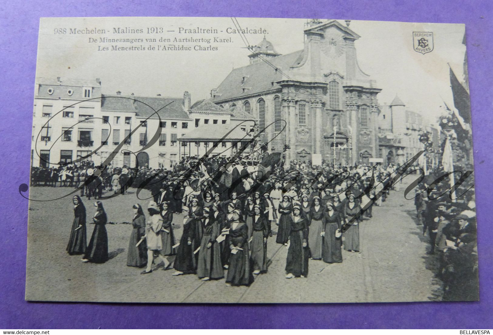 Mechelen 1913 Regionale Folklore stoet lot x 18 cpa  uitg. E.S. Berchem