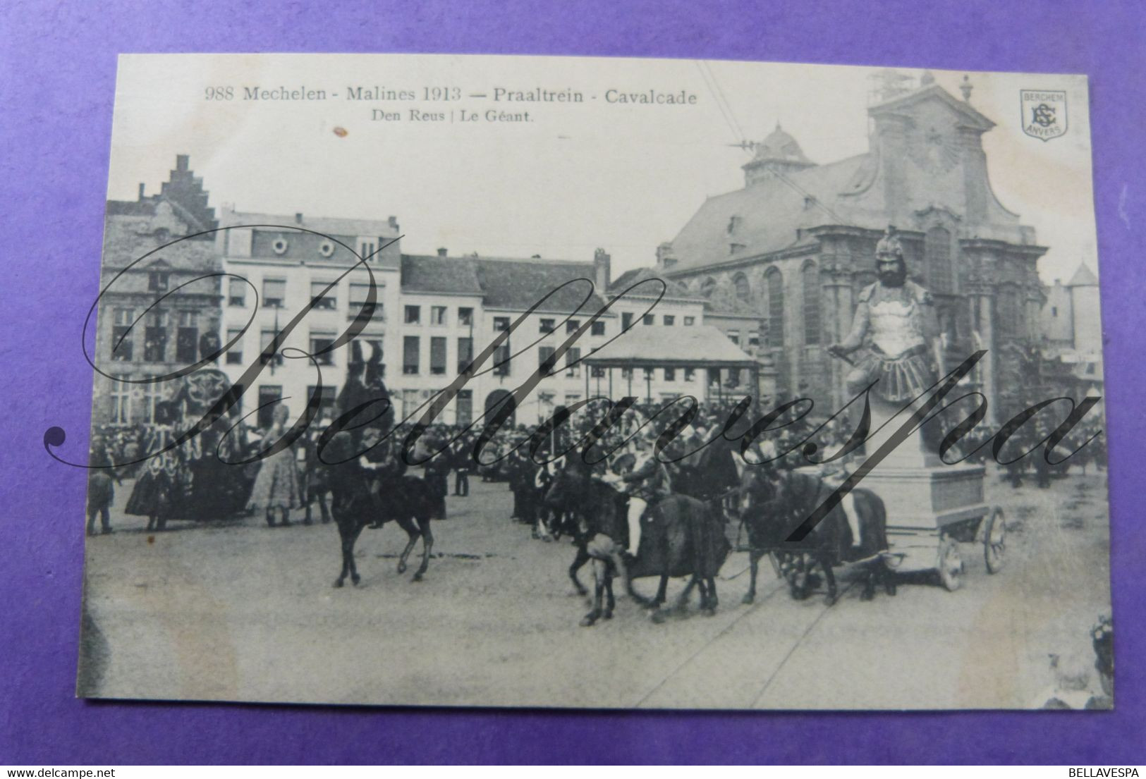 Mechelen 1913 Regionale Folklore stoet lot x 18 cpa  uitg. E.S. Berchem