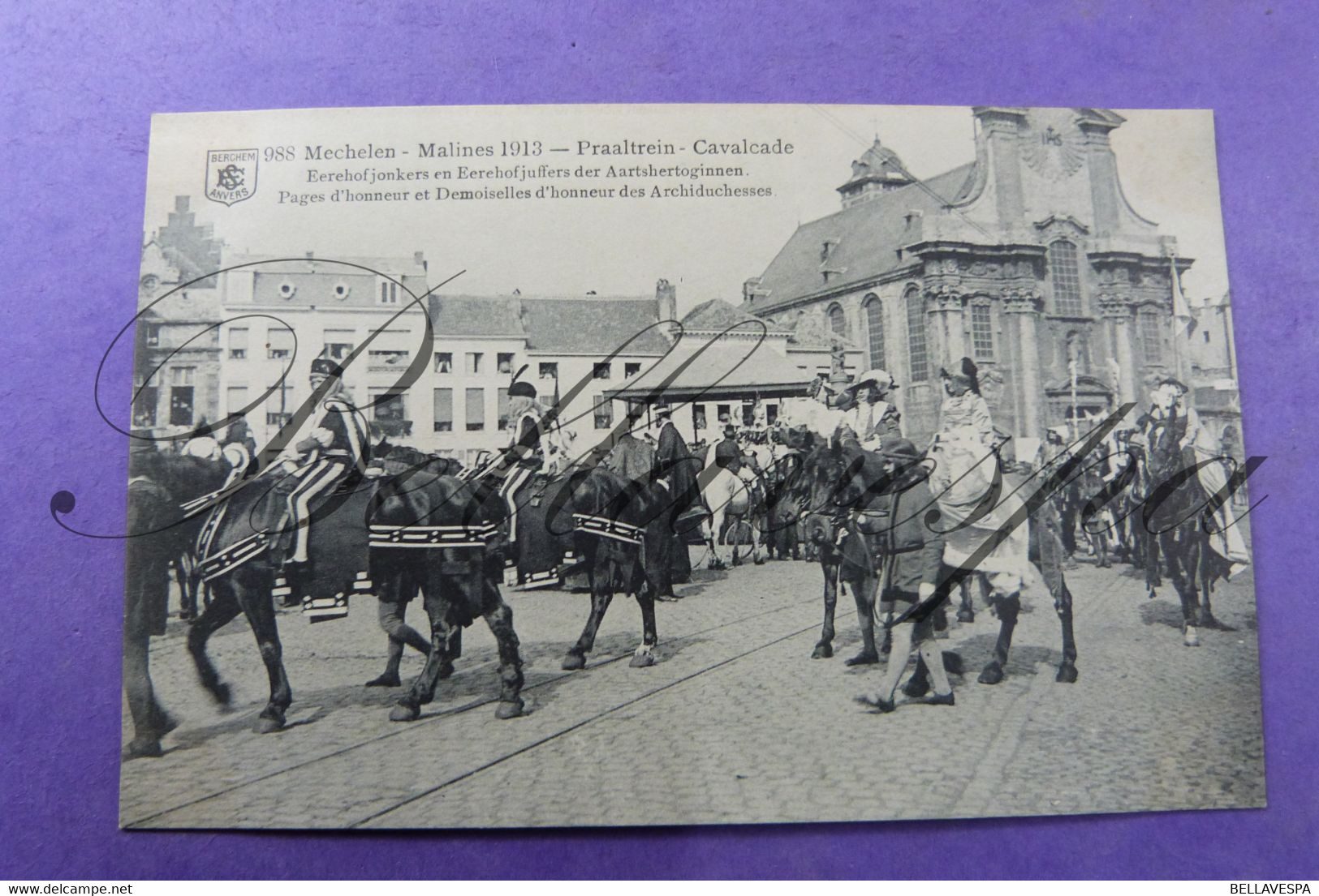 Mechelen 1913 Regionale Folklore stoet lot x 18 cpa  uitg. E.S. Berchem