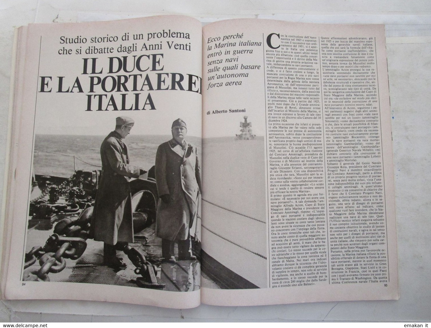 # STORIA ILLUSTRATA N 325 / 1984 SAVOIA / MUSSOLINI / BASTOGNE 1944 /  CORAZZATA DUILIO AFFONDATA A TARANTO