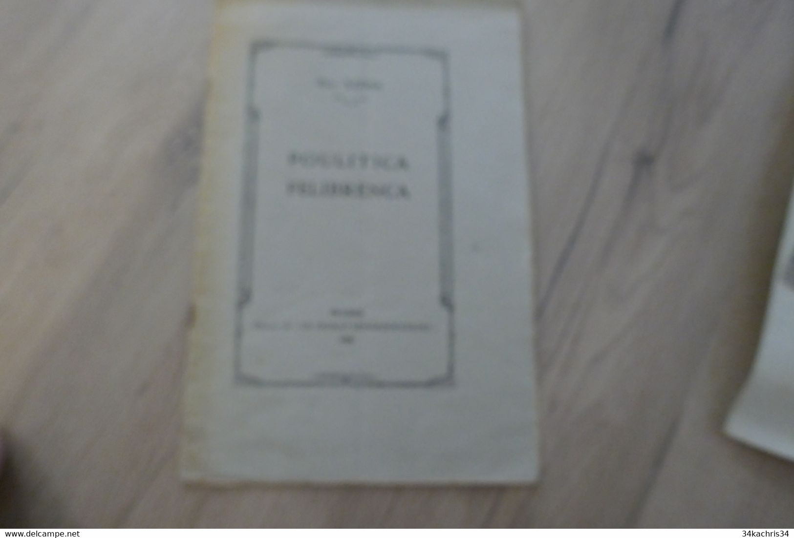 Béziers 1928 Poulitica Felibrenca Pèire Azéma Envoi De L'auteur Félibre 15p - Languedoc-Roussillon