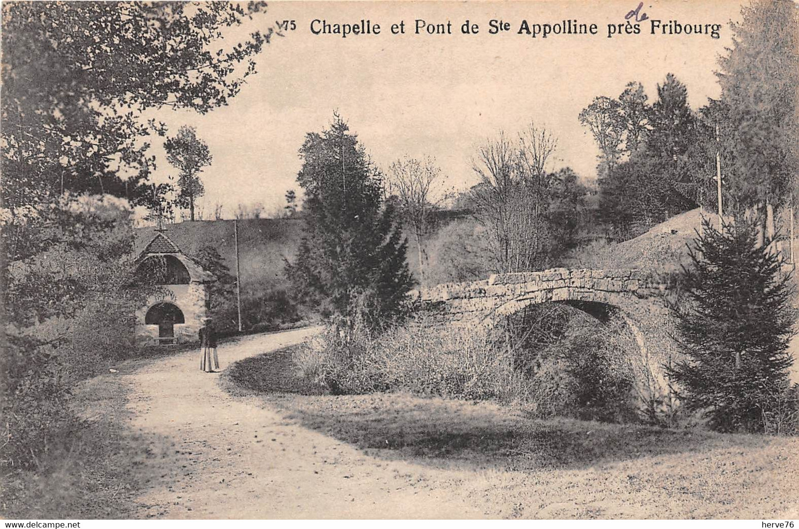 SUISSE - Chapelle Et Pont De Ste Appolline Près De FRIBOURG - Chapelle