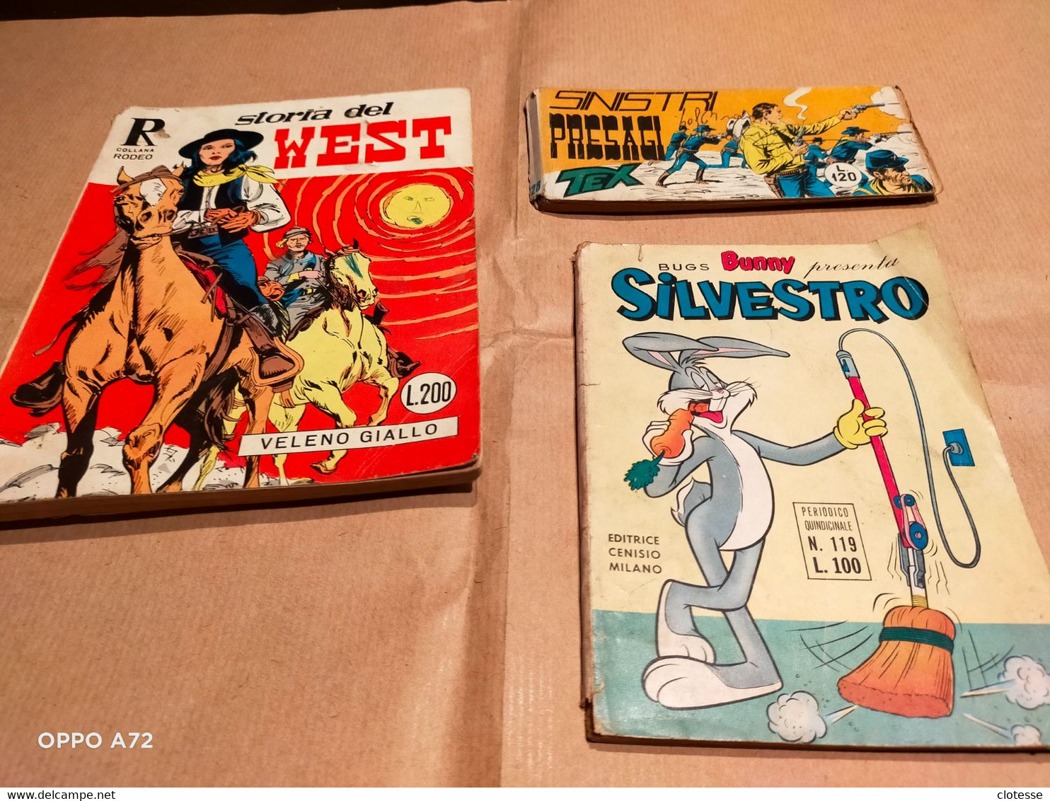 Tex,bugs Bunny,Silvestro,rodeo Storia Del West - Guerra 1939-45