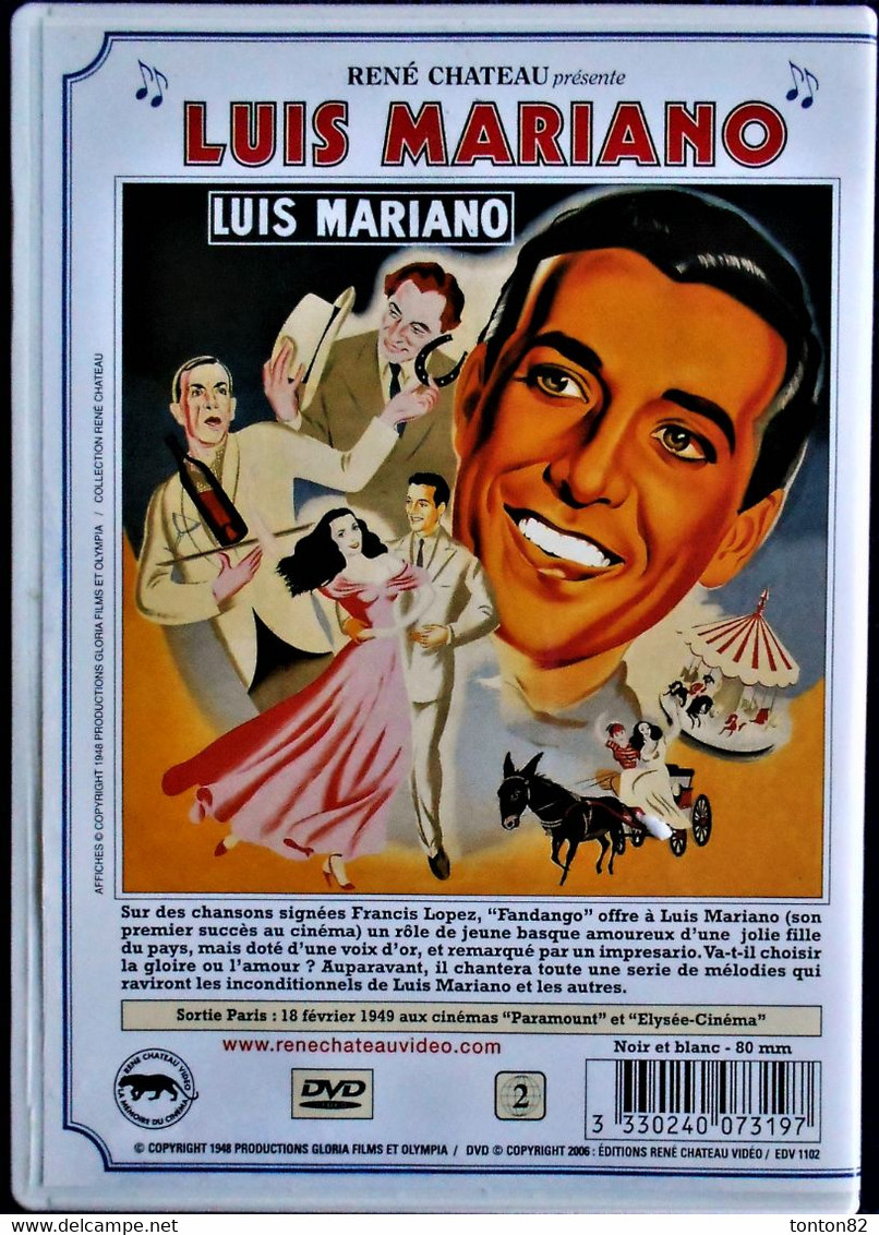 Luis Mariano - FANDANGO - Ludmilla Tchérina - Raymond Bussières - Annette Poivre - Jean Tissier  . - Commedia Musicale