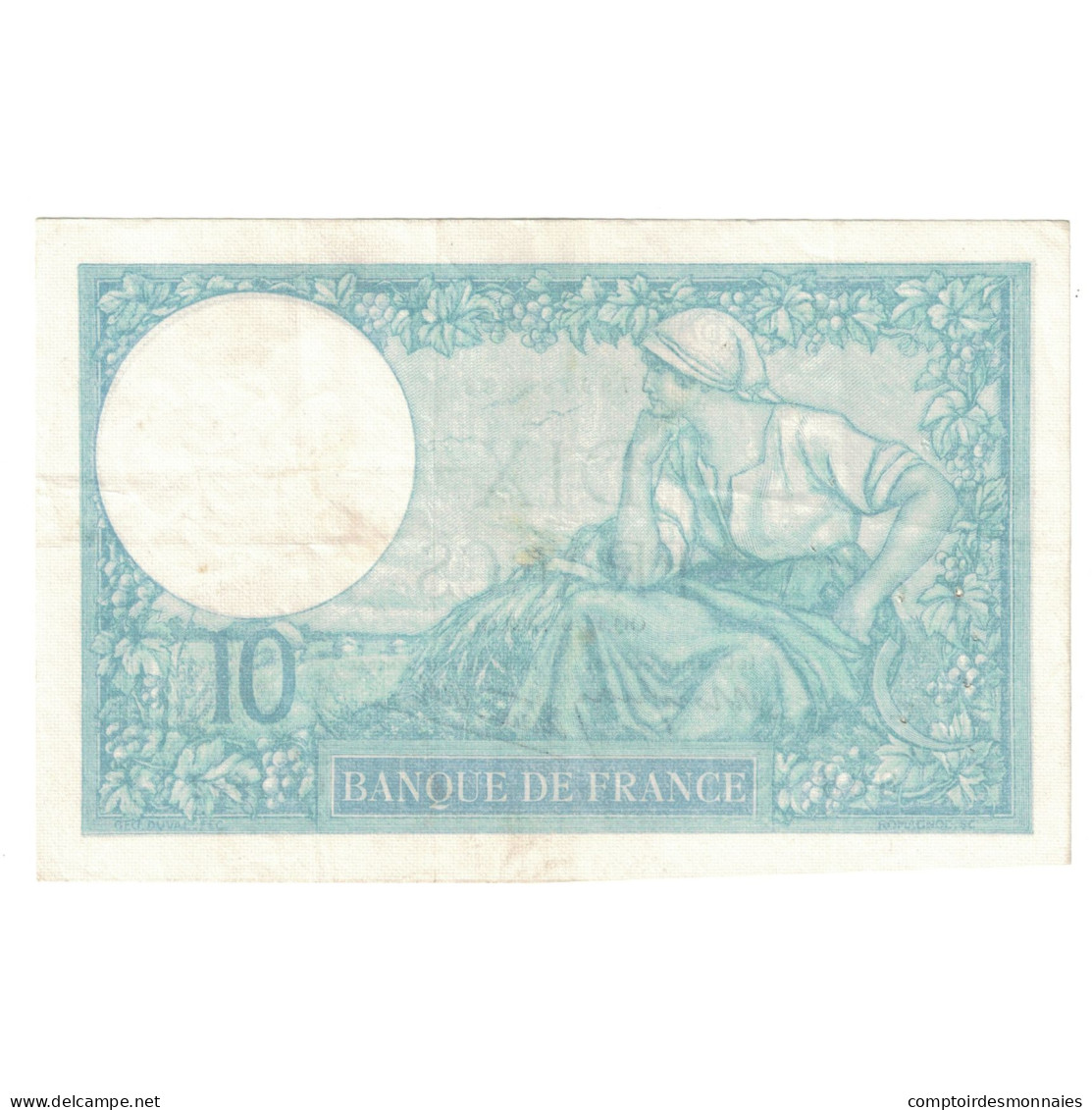 France, 10 Francs, Minerve, 1939, O.71992, TTB, Fayette:7.7, KM:84 - 10 F 1916-1942 ''Minerve''