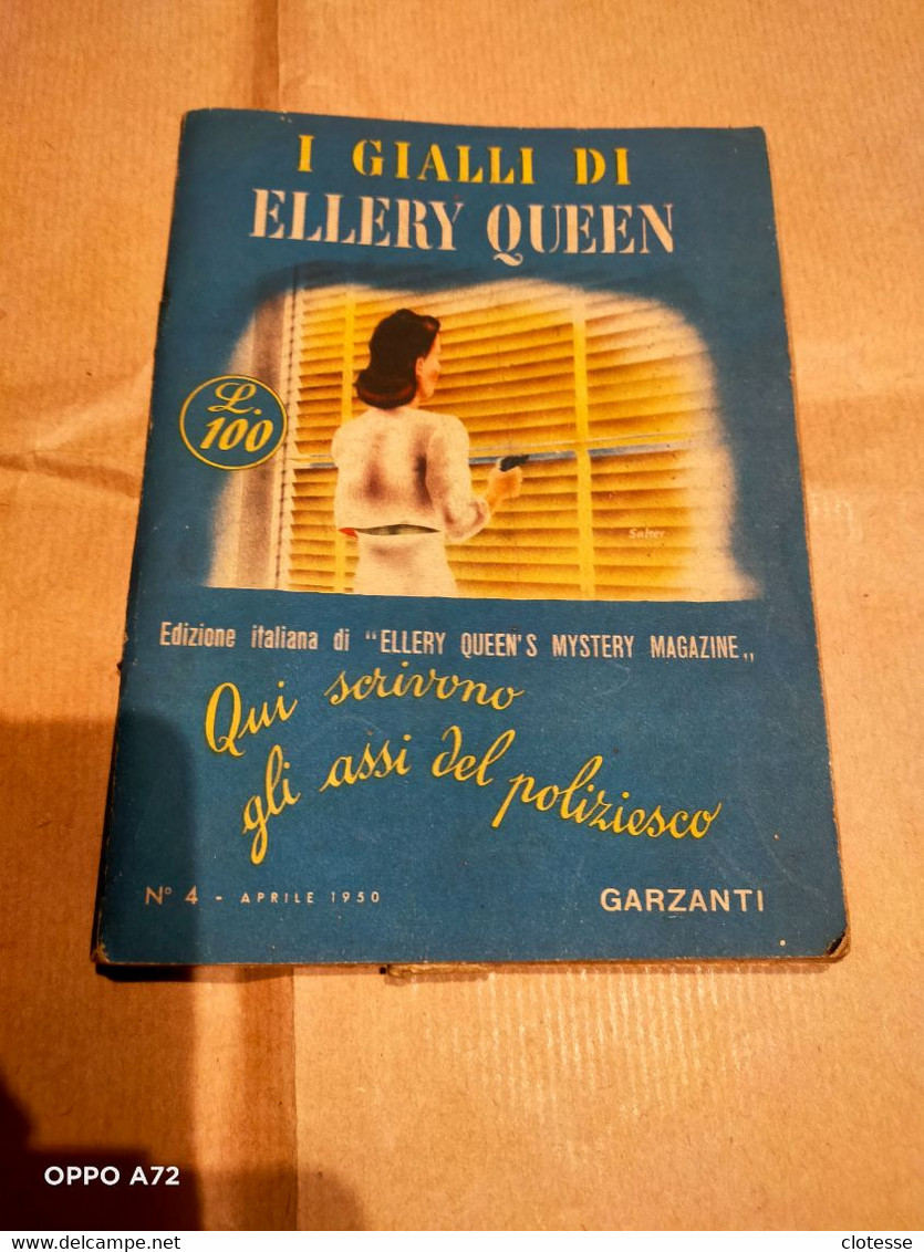 I Gialli Di Ellery Queen N.4 Aprile 1950 - Te Identificeren