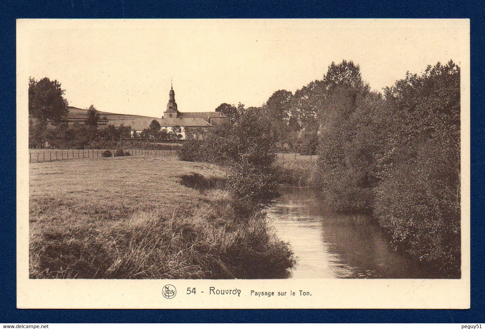 Rouvroy. Paysage Sur Le Ton. Eglise Saint-Martin De Harnoncourt - Rouvroy