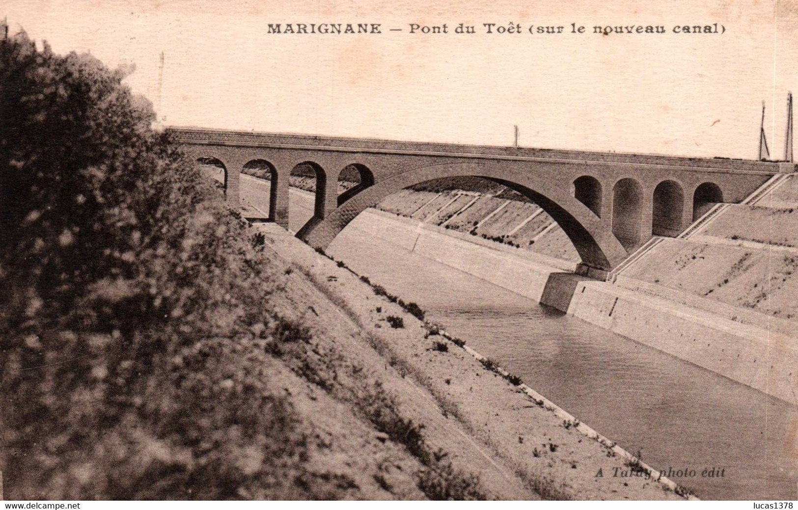 13 / MARIGNANE / PONT DU TOET SUR LE NOUVEAU CANAL / - Marignane