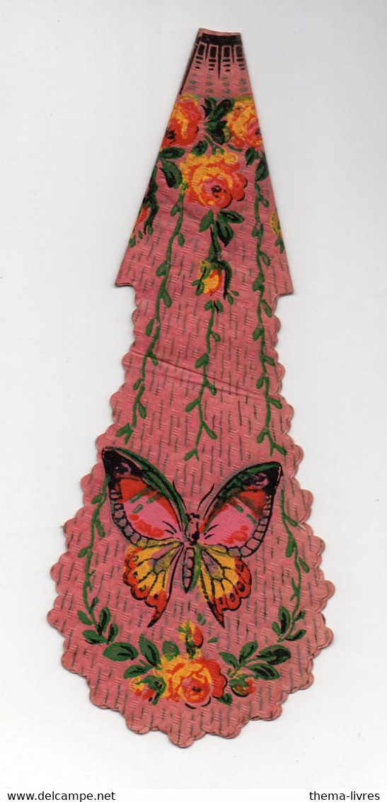 Abat-jour Ancien En  Papier Peint  (12 Feuilles ) à Décor De Papillons (M4661) - Materiaal En Toebehoren