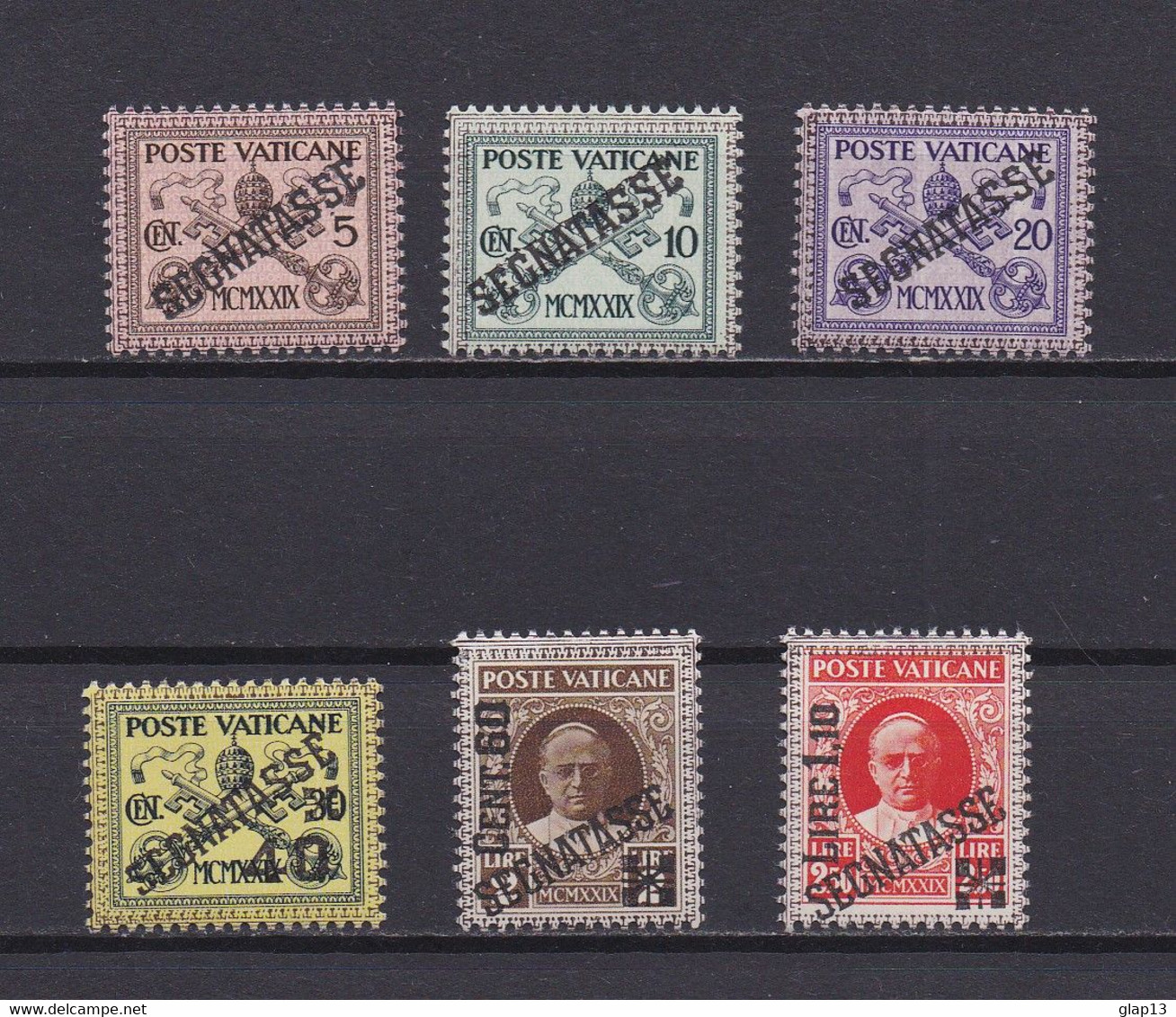 VATICAN 1931 TAXE N°1/6 NEUF** - Postage Due