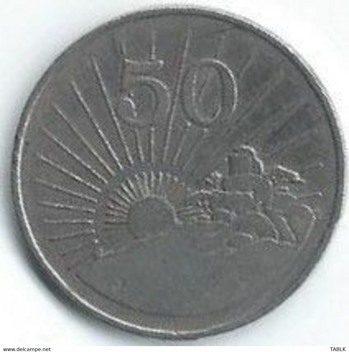 M770 - ZIMBABWE - 50 CENTS 1980 - Zimbabwe