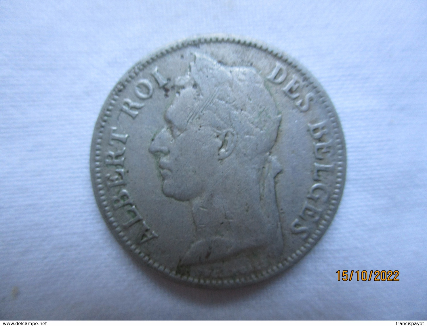 Congo Belge 50 Centimes 1925 - 1910-1934: Albert I