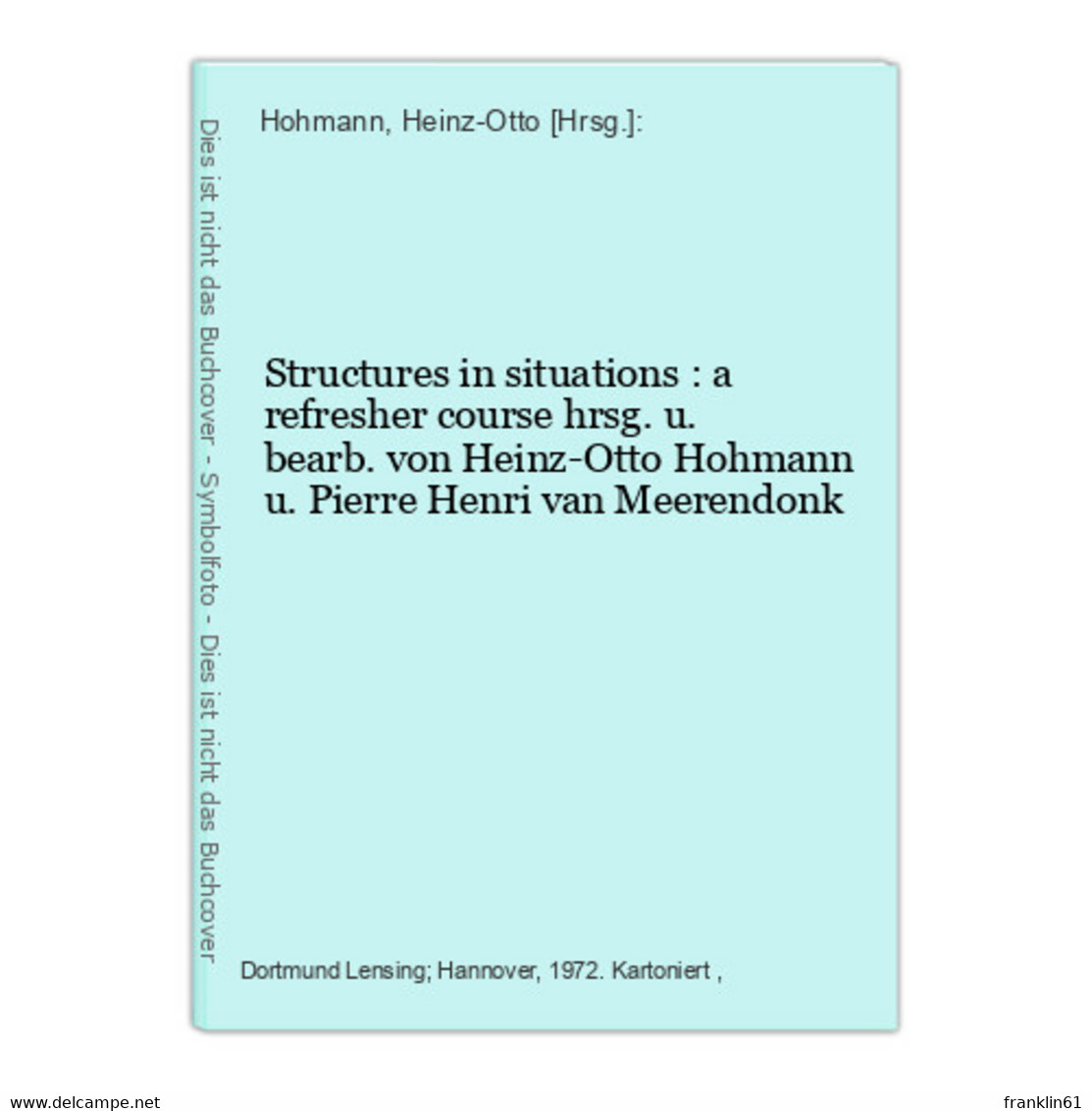 Structures In Situations : A Refresher Course - Livres Scolaires