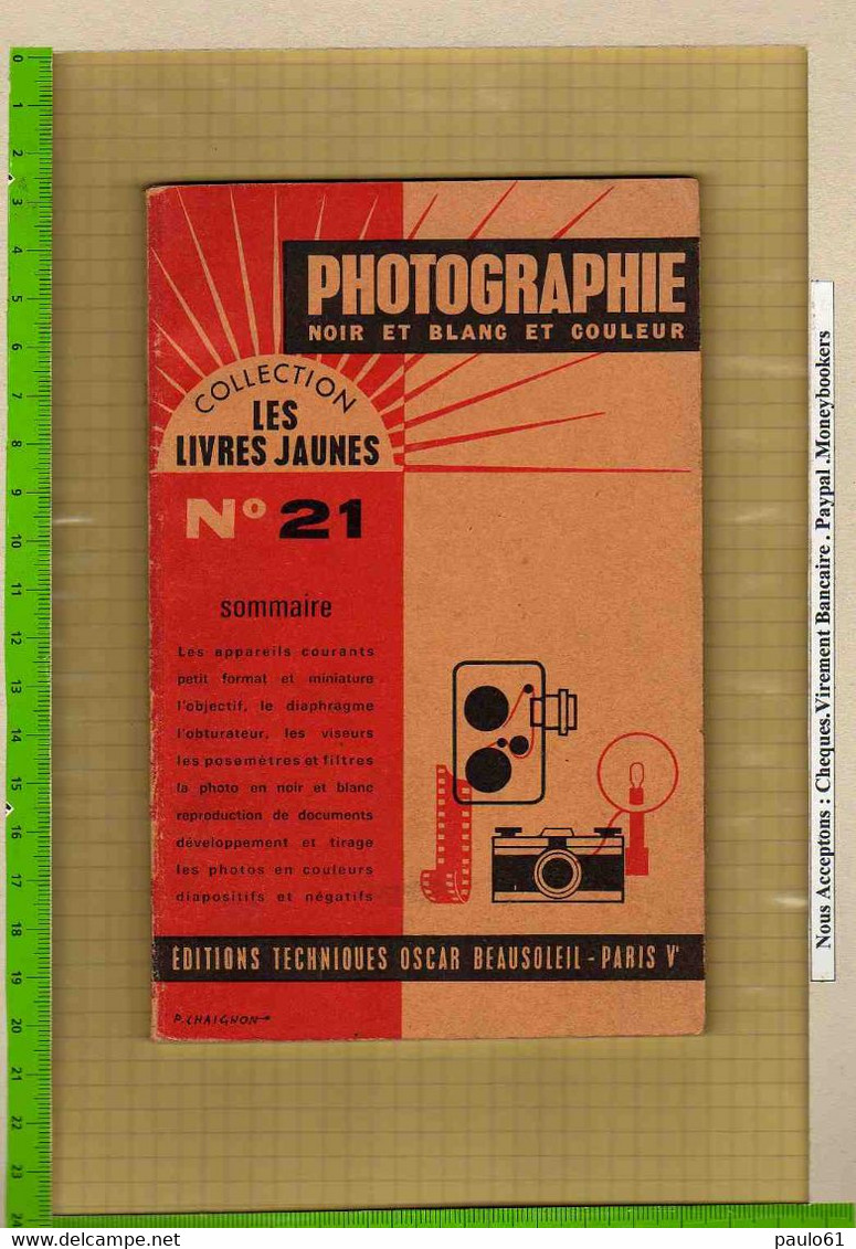 PHOTOGRAPHIE Collection Des Livres Jaunes N° 21 - Cameras