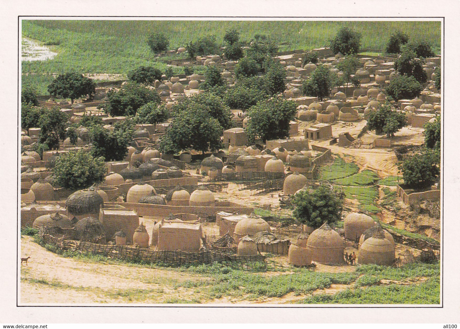 A19932 - BIRNI NKONNI MAISONS HAOUSSAS AFRICAN VILLAGE NIGER PHOTO TRAVERT HOA QUI IMPRIME EN CE - Niger