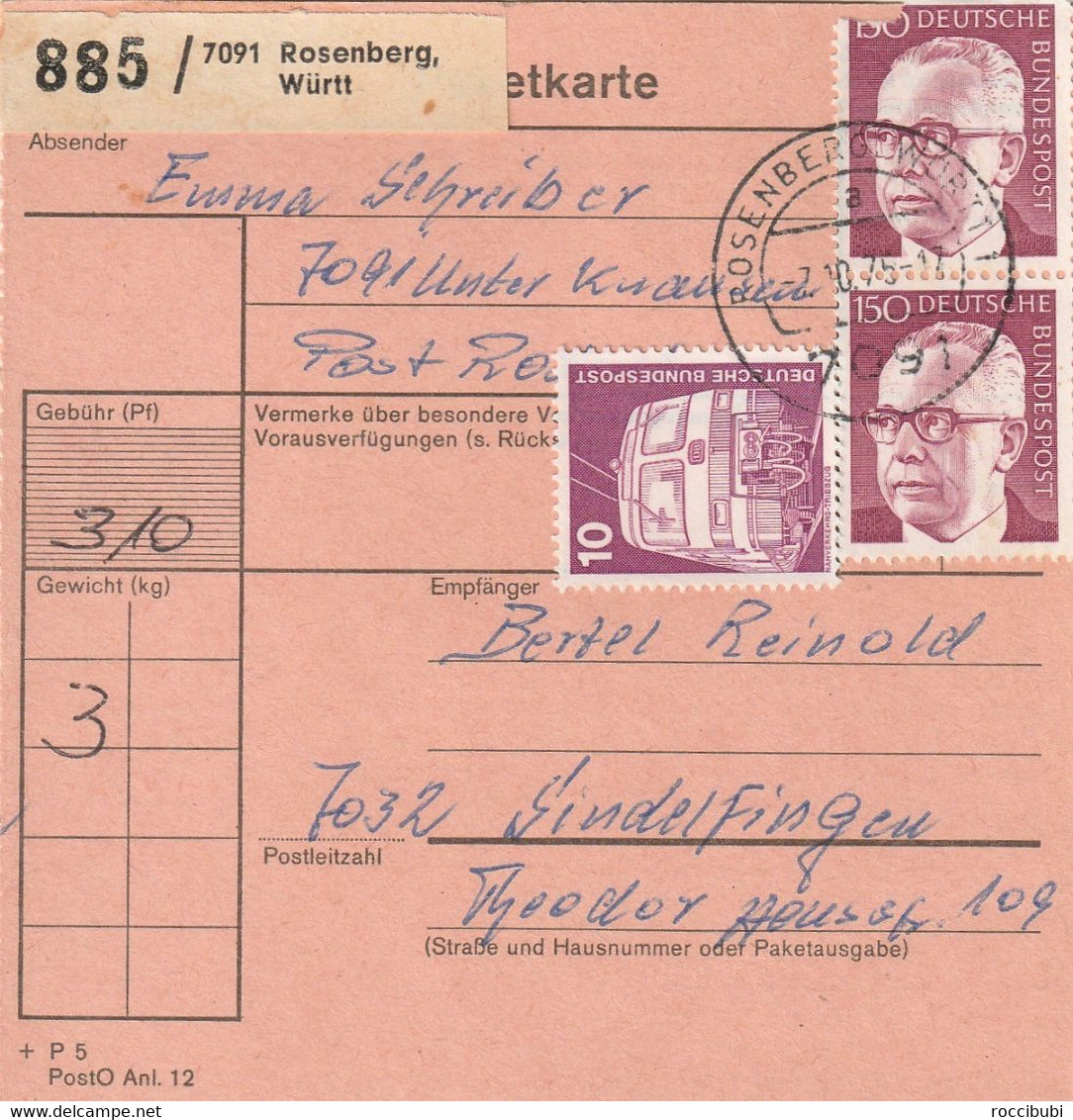 Paket Karte, Rosenberg, Sindelfingen - Other & Unclassified