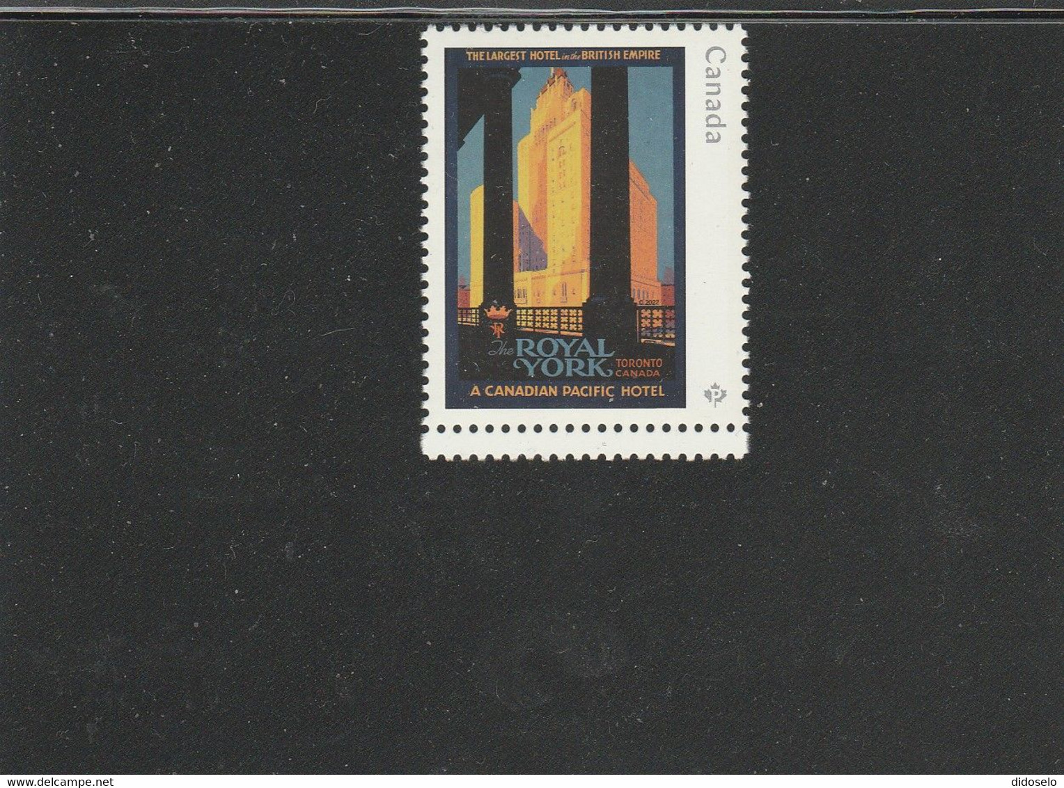 Canada - 2022 - Vintage Travel Poster Stamp - Architecture - MNH (**) - Unused Stamps