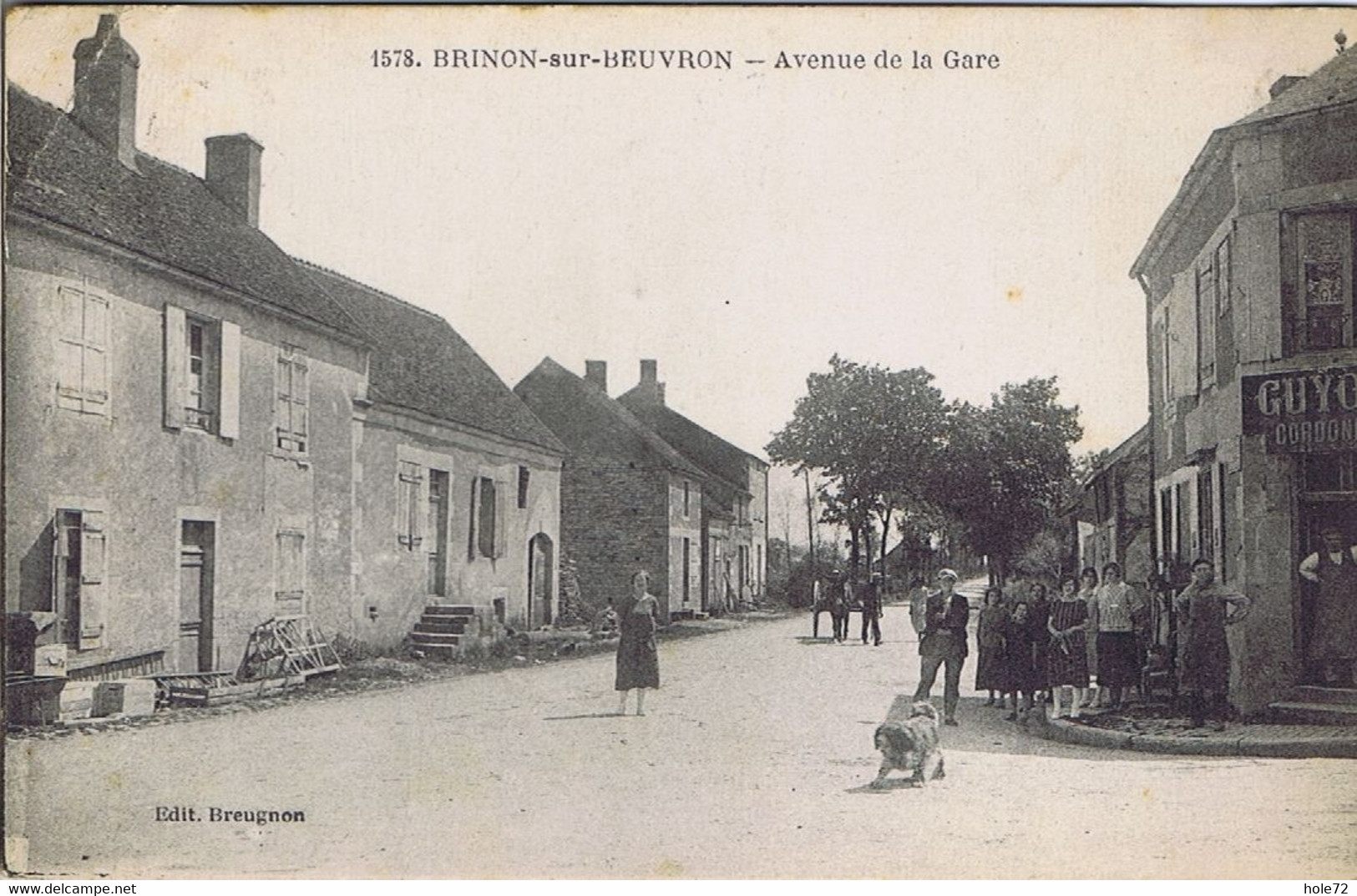 58 - Brinon-sur-Beuvron (Nièvre) - Avenue De La Gare - Brinon Sur Beuvron
