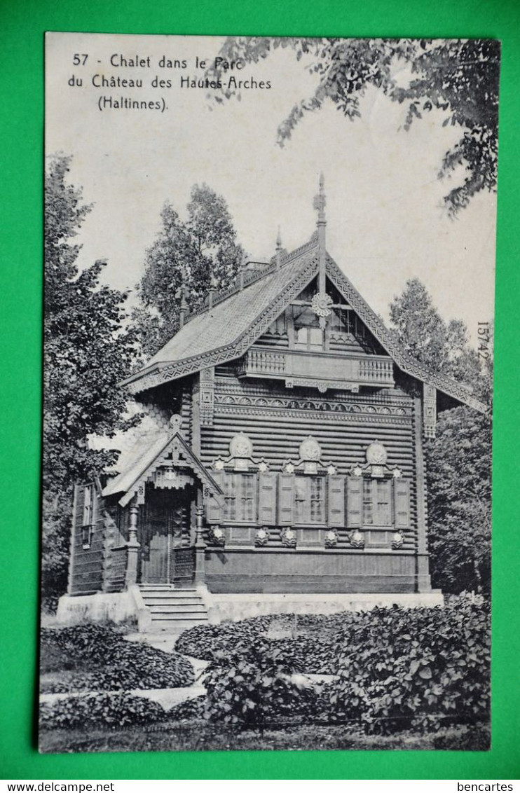 Haltinnes 1909: Chalet Dans Le Parc Du Château Des Hautes-Arches - Gesves