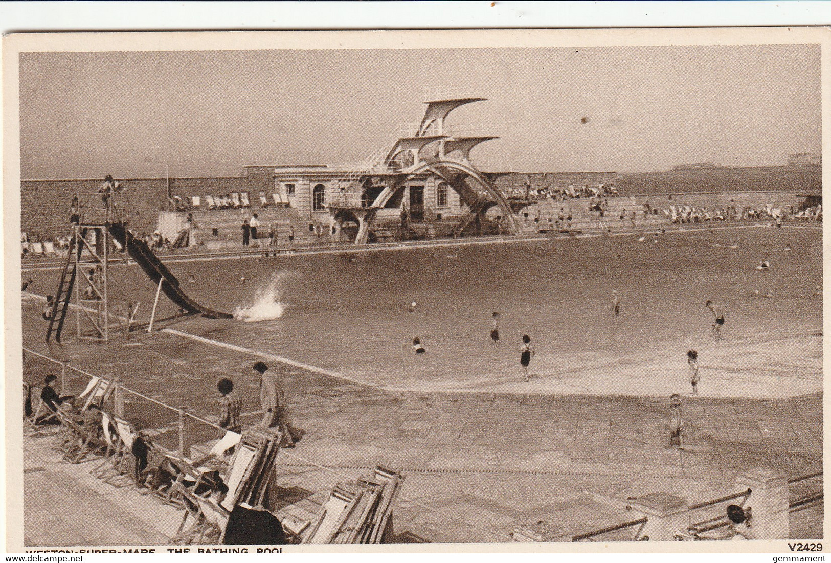 WESTON SUPER MARE - THE BATHING POOL - Weston-Super-Mare