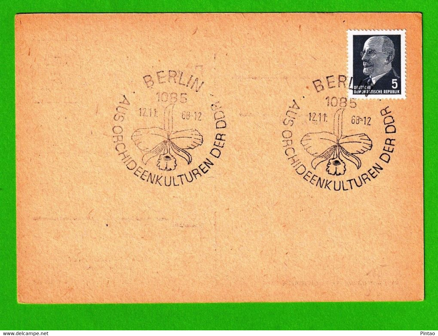 ALEMANHA DEMOCRÁTICA 1968- CTO_  PCI0109 - Postcards - Mint