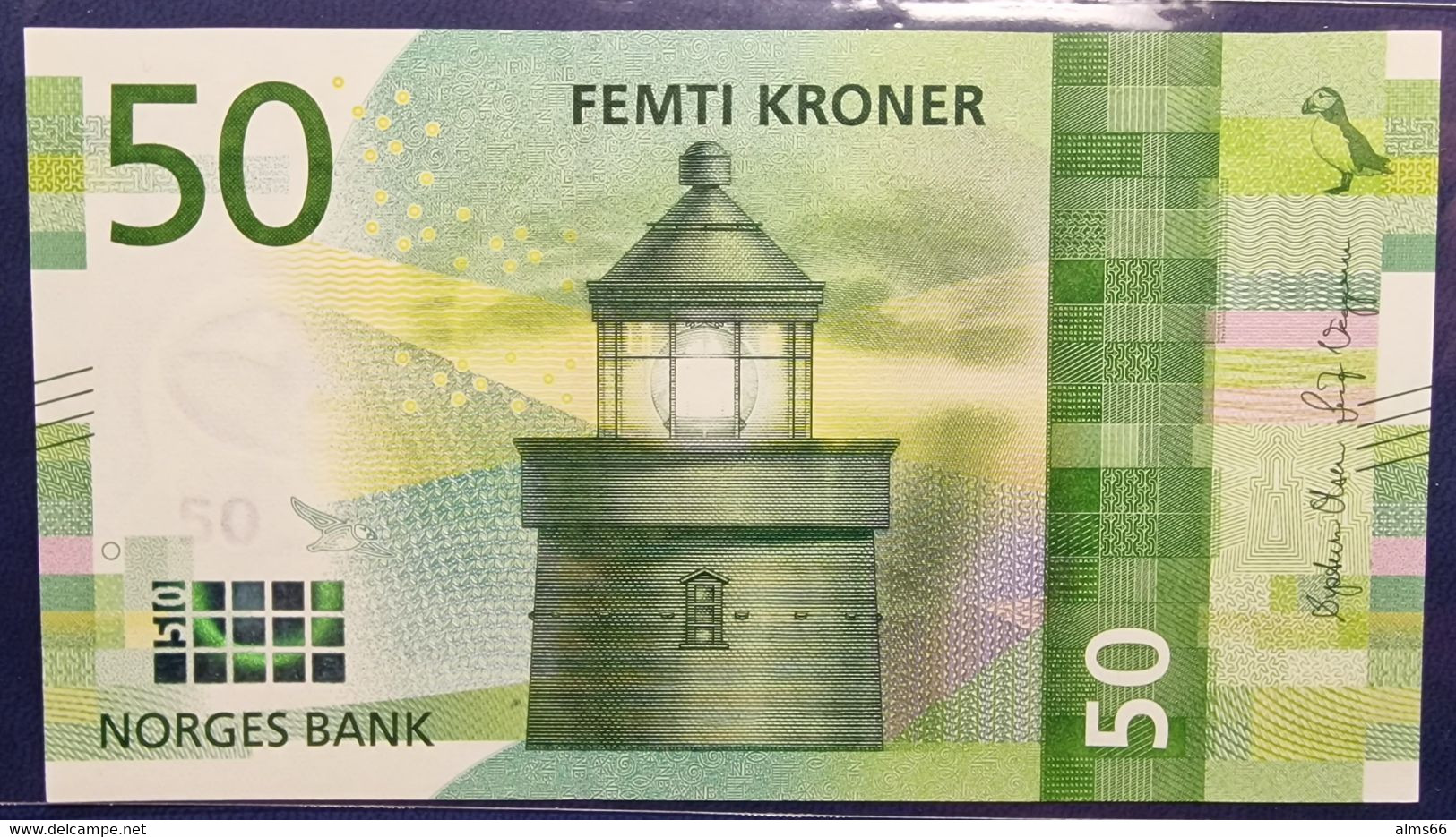 Norway 50 Kroner 2017 UNC  P-53 - Norwegen