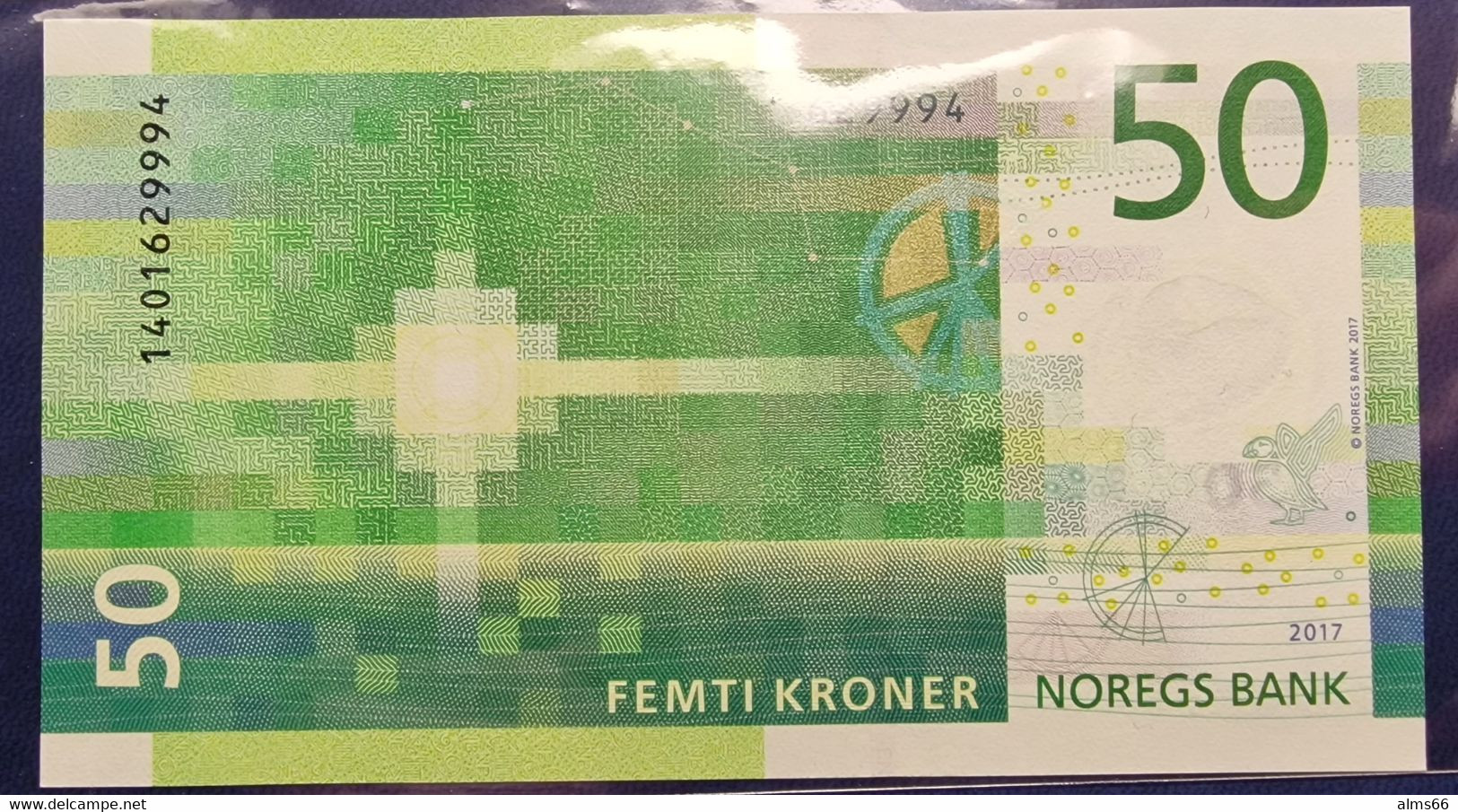 Norway 50 Kroner 2017 UNC  P-53 - Noorwegen