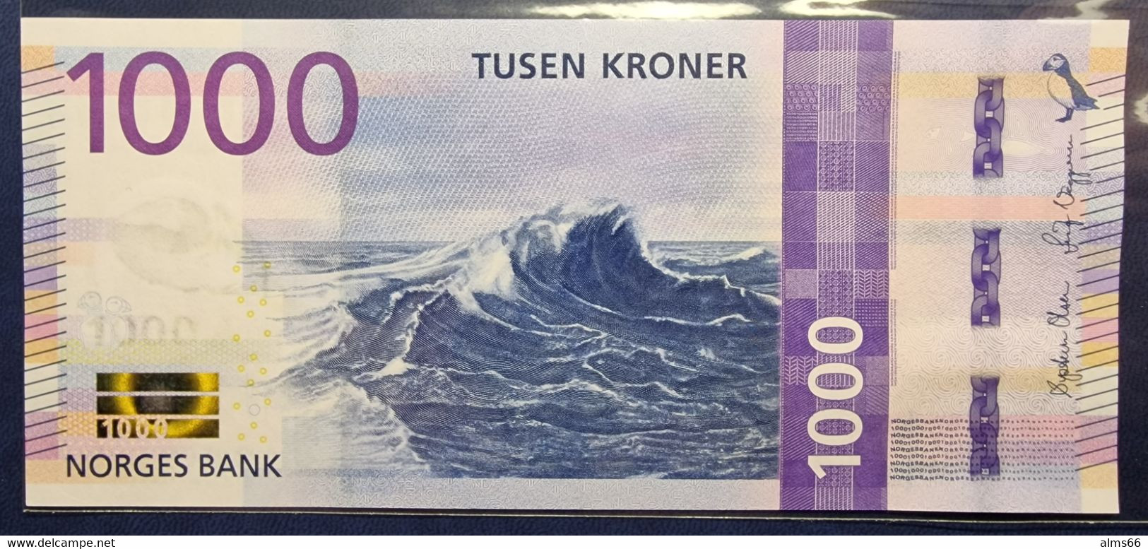 Norway 1000 Kroner 2019 UNC P- 57 - Norvège