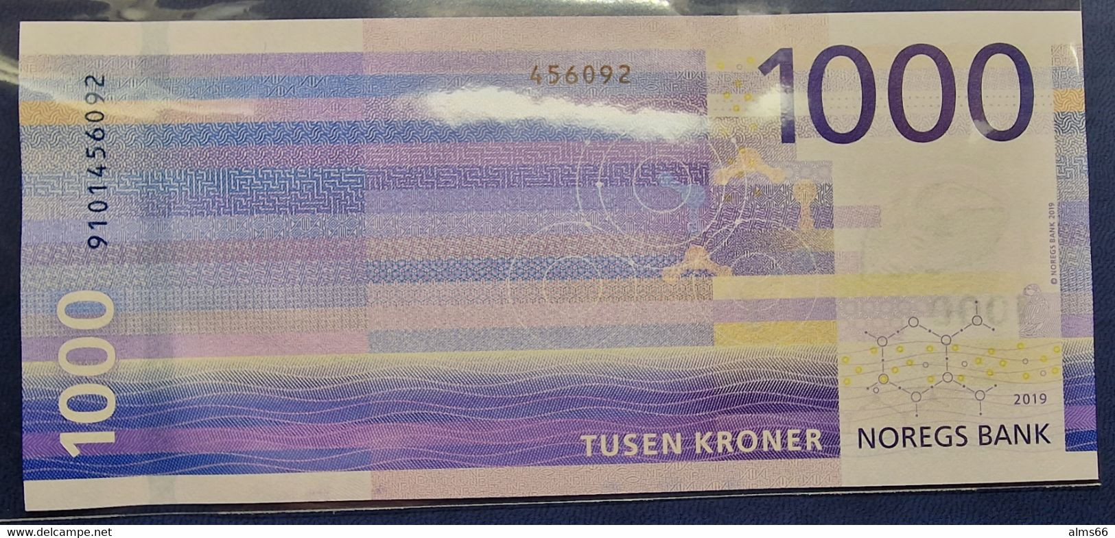 Norway 1000 Kroner 2019 UNC P- 57 - Norway