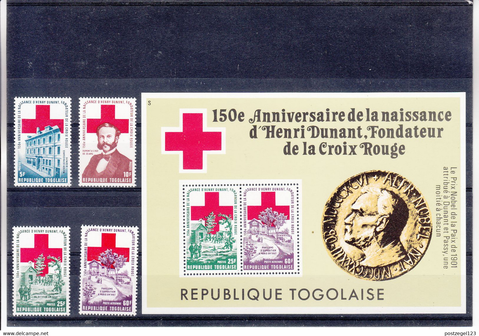 Republique Togolaise - Henry Dunant