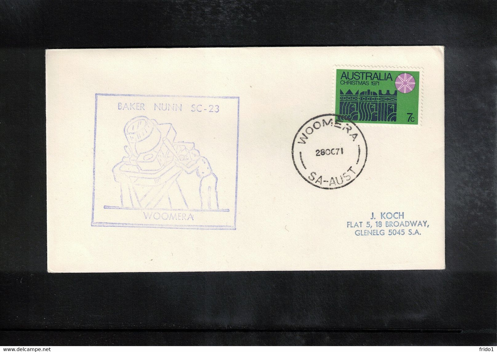 Australia 1971 Space / Raumfahrt Woomera Baker Nunn SC-23 - Ozeanien