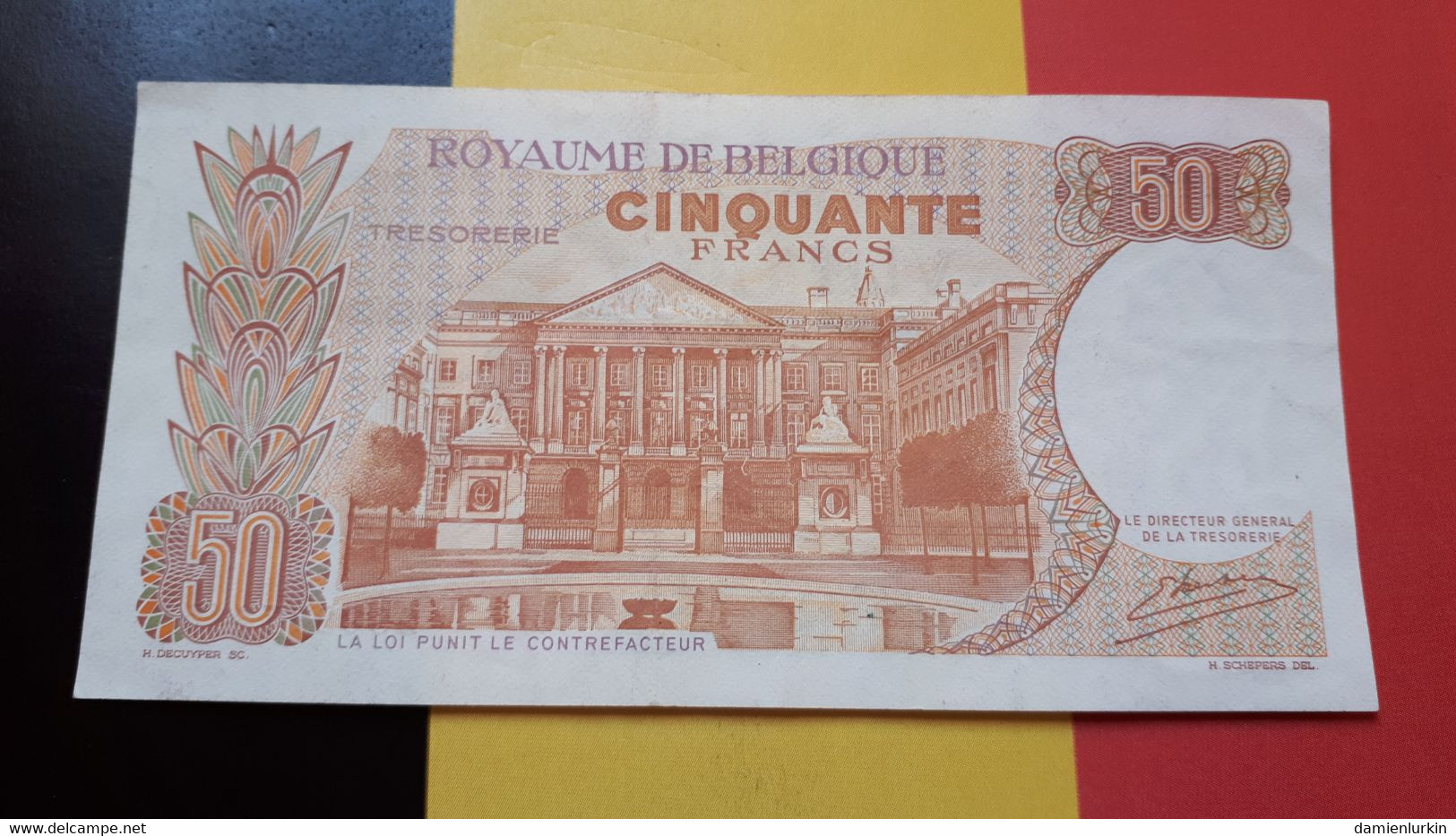 BELGIQUE/BELGIE 50 FRANCS 1966 TYPE III KESTENS SERIE X TRES PEU CIRCULé P-139a.3 - 50 Francs