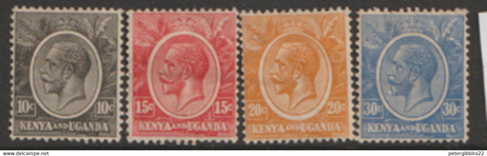 Kenya  And Uganda  1922    SG  80,2,3,4,  Mounted Mint - Kenya & Oeganda