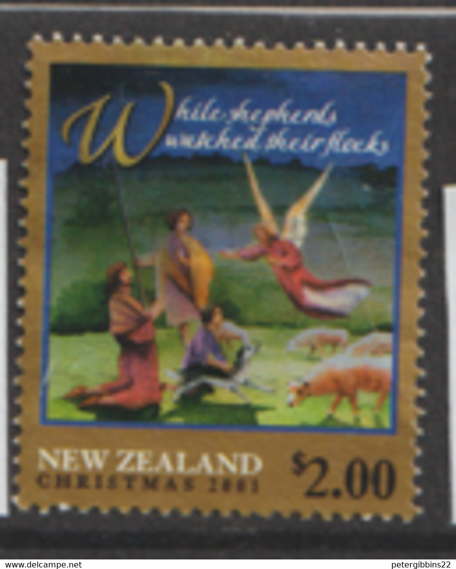 New Zealand  2001    SG  2444  Christmas  Fine Used - Gebraucht