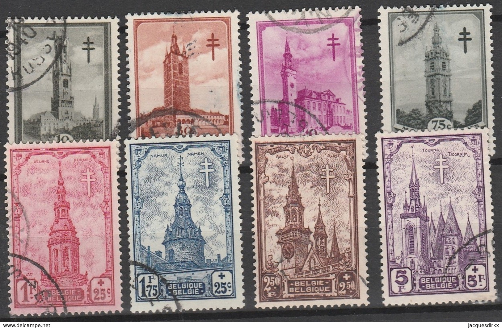 Belgie  .   OBP   .   519/526      .    O      .    Gestempeld   .  /  .   Neuf Avec Gomme - Used Stamps
