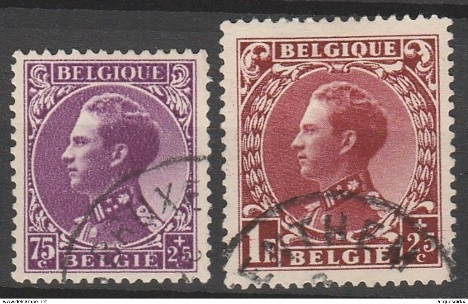 Belgie  .   OBP   .    391 + 393     .    O   .    Gestempeld  .  /  .  Oblitéré - Used Stamps