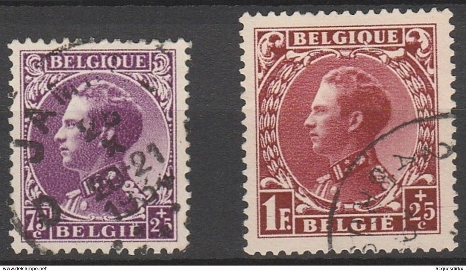 Belgie  .   OBP   .    391 + 393     .    O   .    Gestempeld  .  /  .  Oblitéré - Used Stamps