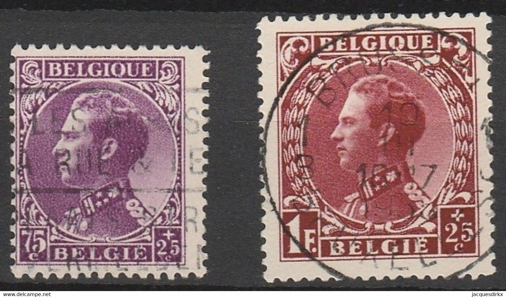 Belgie  .   OBP   .    391 + 393     .    O   .    Gestempeld  .  /  .  Oblitéré - Used Stamps