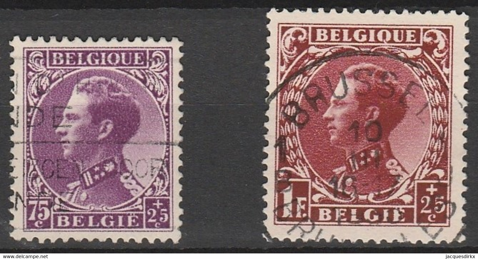 Belgie  .   OBP   .    391 + 393     .    O   .    Gestempeld  .  /  .  Oblitéré - Used Stamps