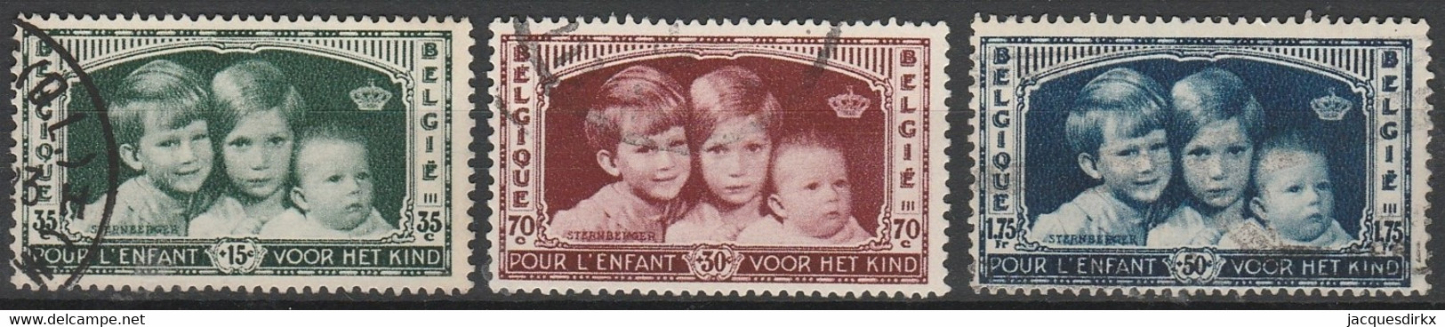 Belgie  .   OBP   .    404/406     .    O   .    Gestempeld  .  /  .  Oblitéré - Used Stamps