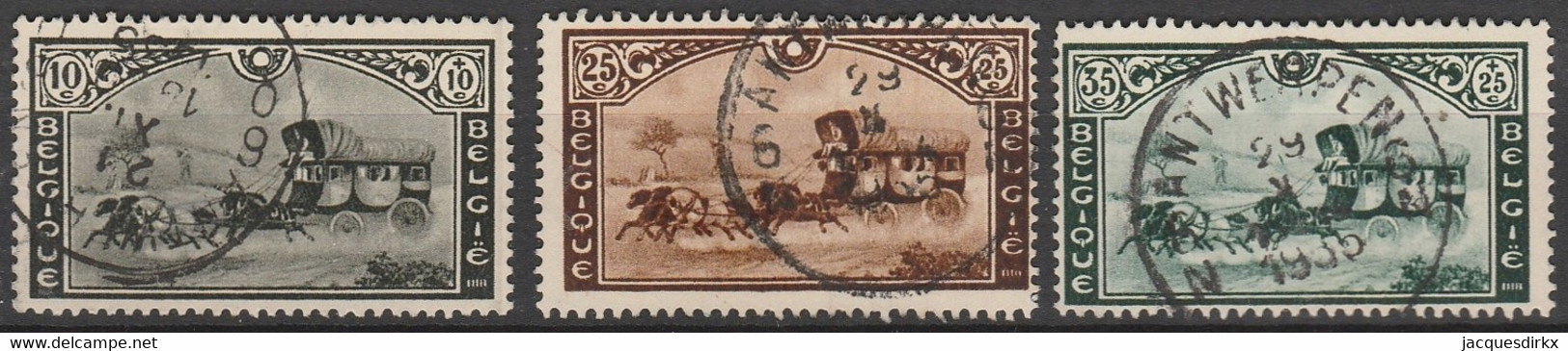 Belgie  .   OBP   .    407/409      .    O   .    Gestempeld  .  /  .  Oblitéré - Used Stamps
