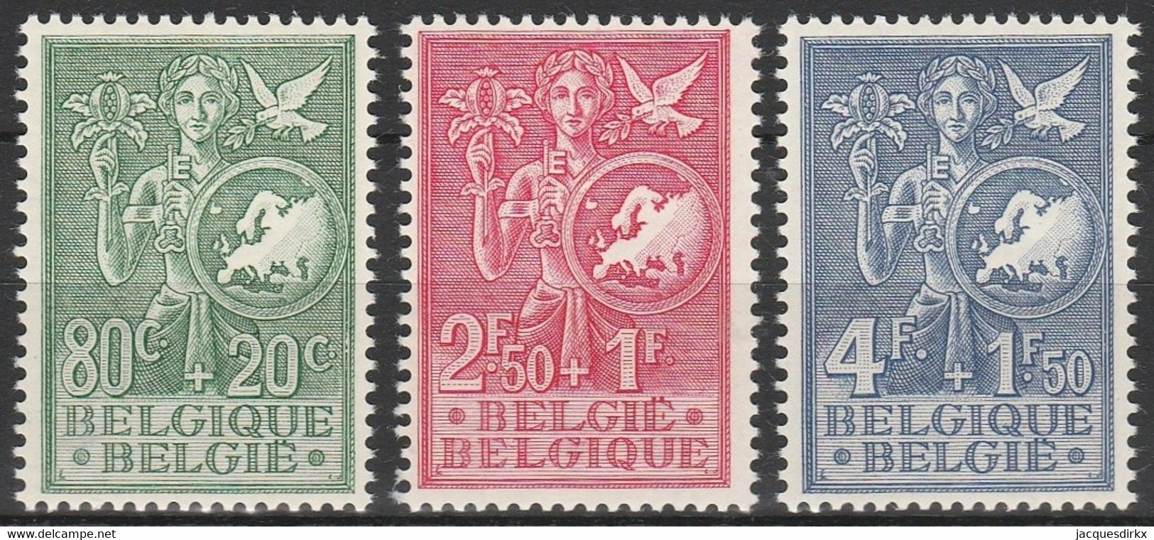 Belgie  .   OBP   .    927/929  (2 Scans)   .    **   .    Postfris   .  /  .   Neuf Avec Gomme Et SANS Charnière - Ungebraucht