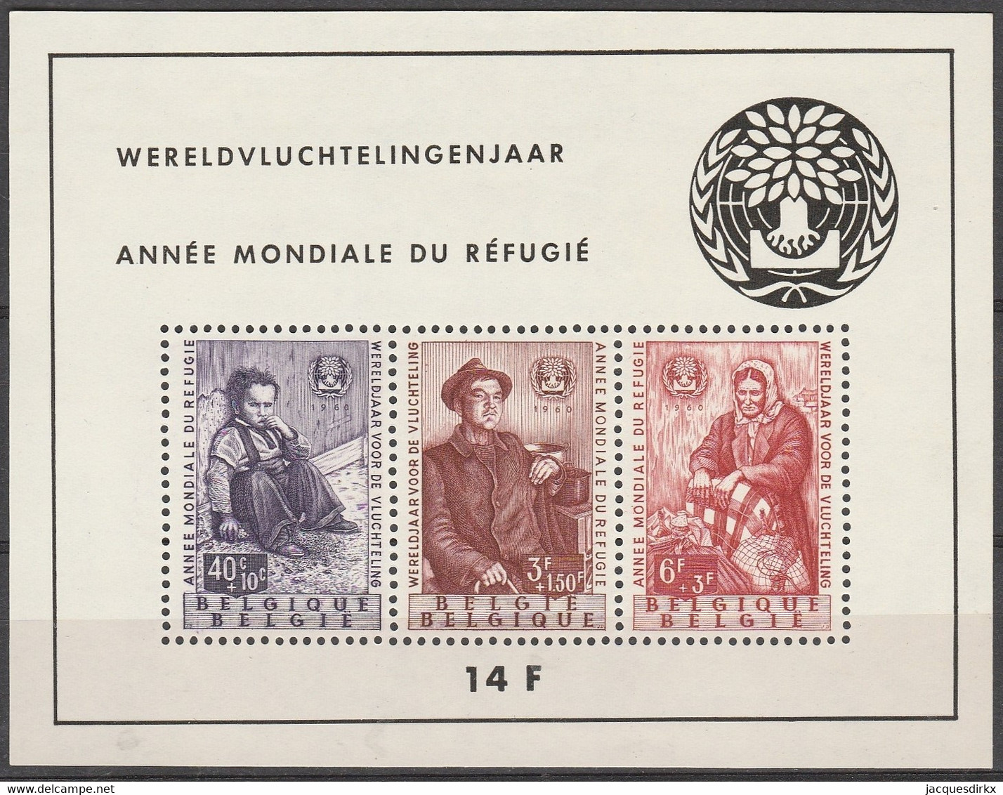 Belgie  .   OBP   .   Blok  32   (2 Scans)   .    **   .    Postfris   .  /  .   Neuf Avec Gomme Et SANS Charnière - 1924-1960