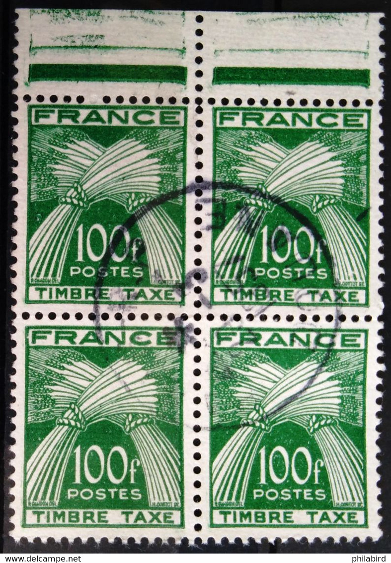 FRANCE                        TAXE  89                        OBLITERE - 1859-1959 Usados
