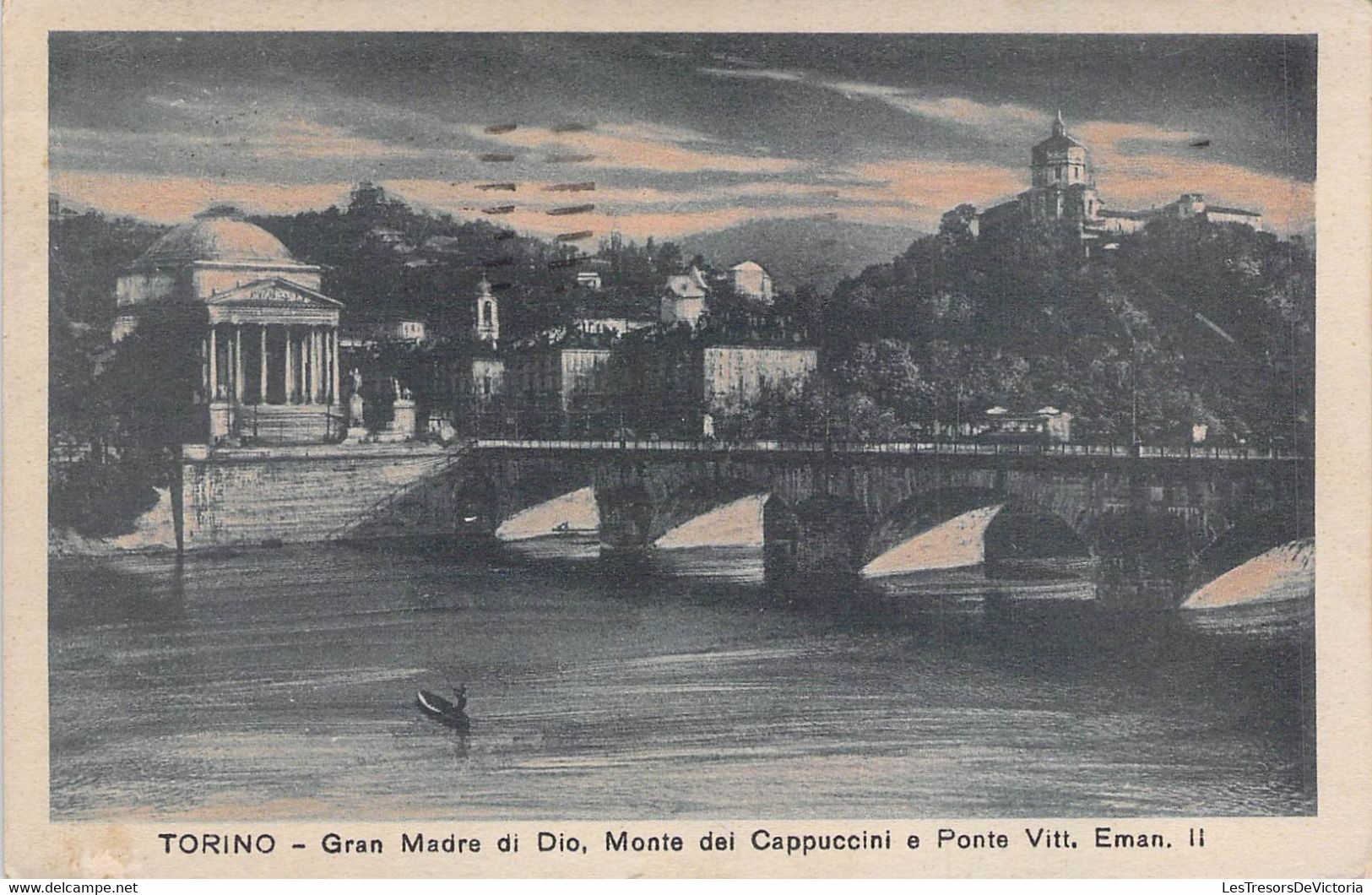 CPA ITALIA - TORINO - Gran Madre Di Dio Monte Dei Cappuccini E Ponte Vitt Eman II - Ponts