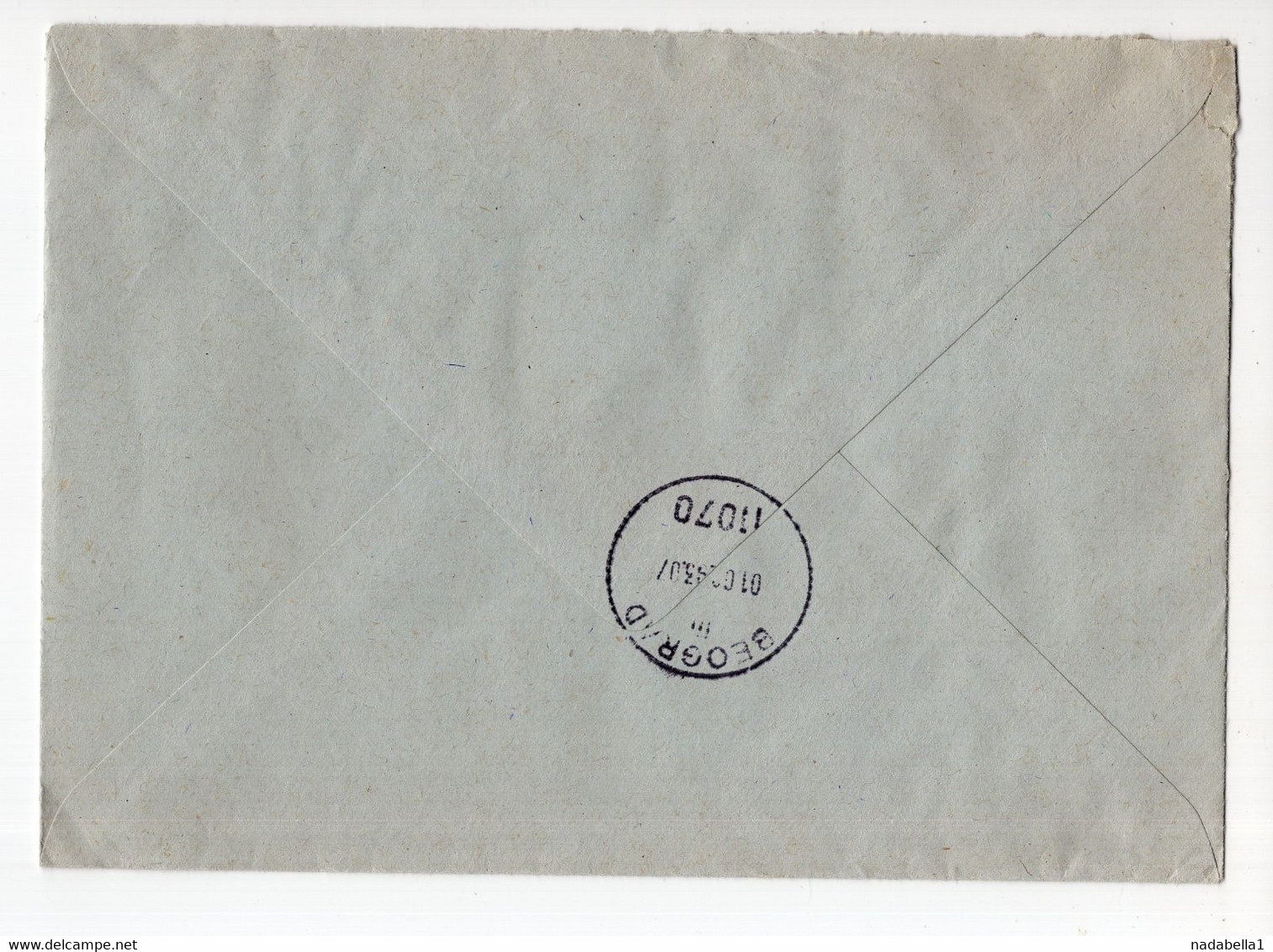 1993. YUGOSLAVIA,SERBIA,APATIN TO BELGRADE, EXPRESS REGISTERED COVER - Brieven En Documenten